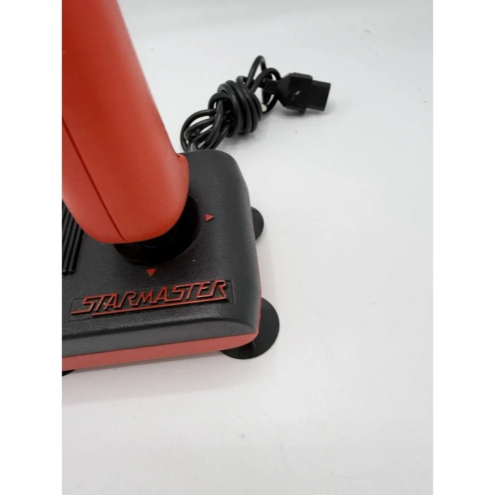 Vintage StarMaster NES Joystick Controller Red Black Wired‎ Gaming Accessory